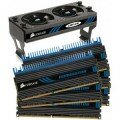 Corsair Dominator DDR3 1600MHz CL8 Memory Modules - 12GB Kit (6 x 2GB) with AirFlow II Fan