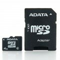 Adata 4GAC4 Micro SD Card with Adapter - 4GB