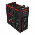 Antec LanBoy Air Mid Tower Computer Case - Red - No PSU